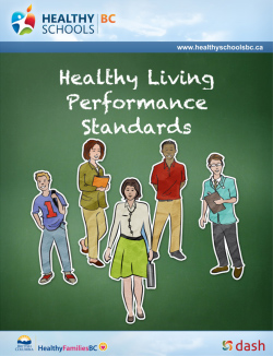 Healthy Schools Performance Standards
