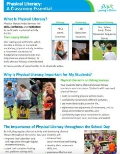 Physical Literacy A Classroom Essential - pdf screenshot