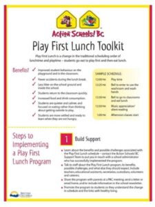 Play First Lunch Toolkit image